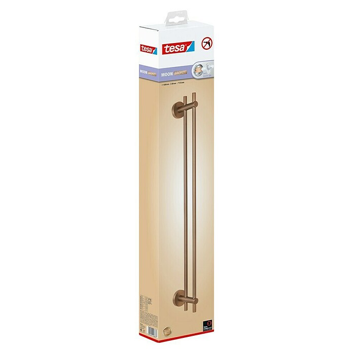 Tesa Moon Badetuchhalter (Breite: 64 cm, Bronze, Matt) | BAUHAUS