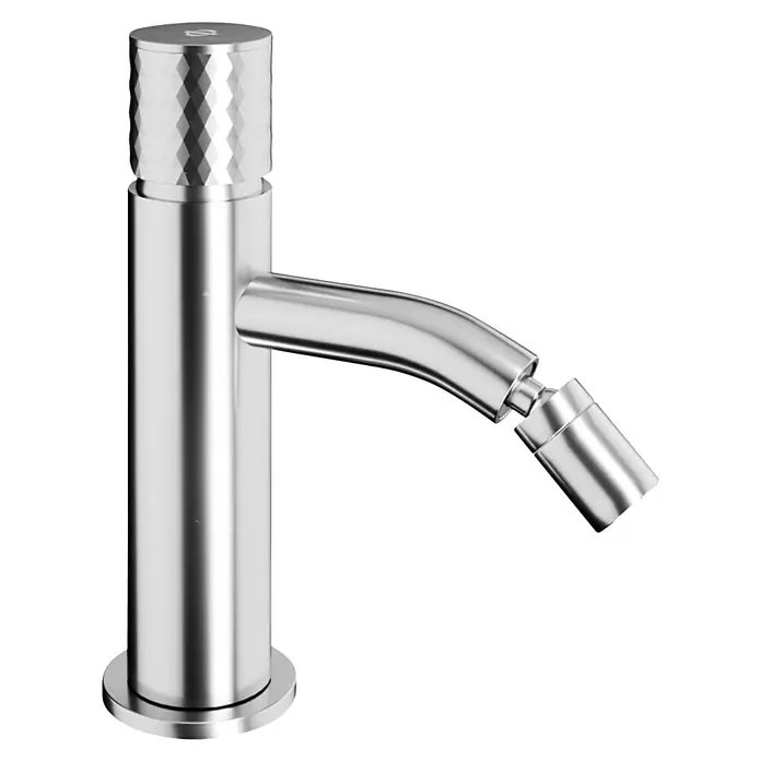 IO Helios Grifo monomando de bidé - Cromo - Elegante grifo para bidé cromado. Diseño moderno para baños con funcionalidad práctica.