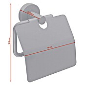 Tesa Moon Papierrollenhalter (Mit Deckel, Schwarz, Matt) | BAUHAUS