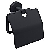 Tesa Moon Papierrollenhalter (Mit Deckel, Schwarz, Matt) | BAUHAUS