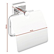 Tesa Ekkro Papierrollenhalter (Mit Deckel, Chrom, Verchromt) | BAUHAUS