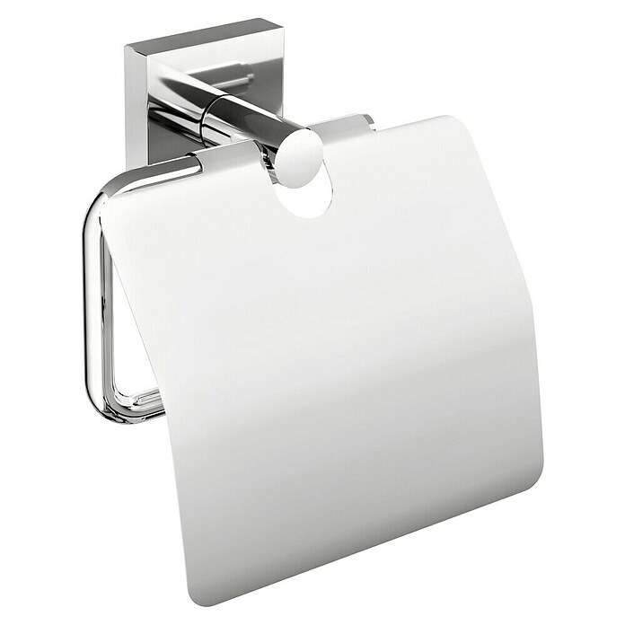 Tesa Ekkro Papierrollenhalter (Mit Deckel, Chrom, Verchromt) | BAUHAUS