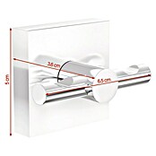 Tesa Ekkro Handtuchhaken (2-armig, Chrom, Glänzend) | BAUHAUS