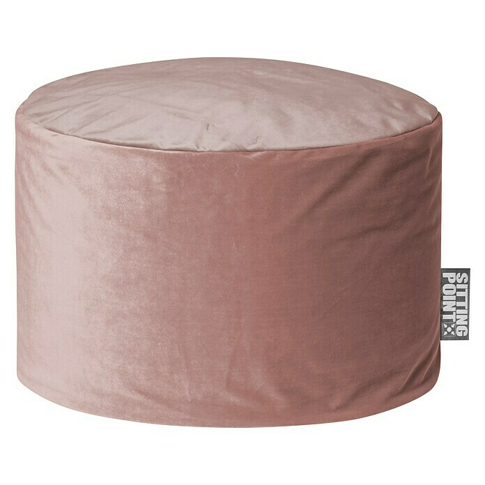 Sitting Point Sitzhocker Dotcom Samt Uni (Rose, Ø x H: 60 x 40 cm, 100 %  Polyester) | BAUHAUS