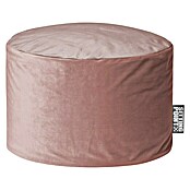 Sitzhocker Dotcom Samt Uni (Rose, Ø x H: 60 x 40 cm, 100 % Polyester)