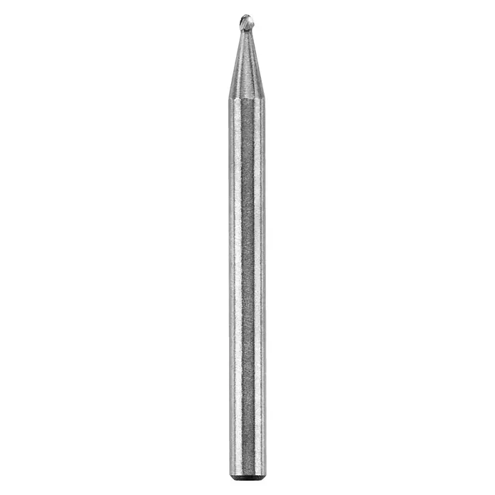 Ryobi Graviermesser RAR101 - Arbeitsdurchmesser: 1,6 mm, Passend für: Rotationswerkzeuge mit 3,2 mm (1/8") Spannzangenkapazität - Ein detailliertes Bild eines hochwertigen Fräsers, ideal für präzise Bearbeitung von Materialien. Das Werkzeug verspricht Effizienz.