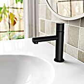 IO Grifo de lavabo Radio (Negro, Mate) | BAUHAUS