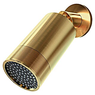 IO Minimal Rociador de ducha (Diámetro: 8,5 cm, Oro)