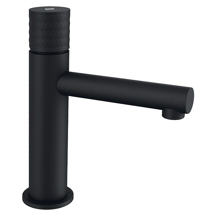 IO Grifo de lavabo Radio (Negro, Mate) | BAUHAUS