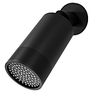 IO Minimal Rociador de ducha (Diámetro: 8,5 cm, Negro)