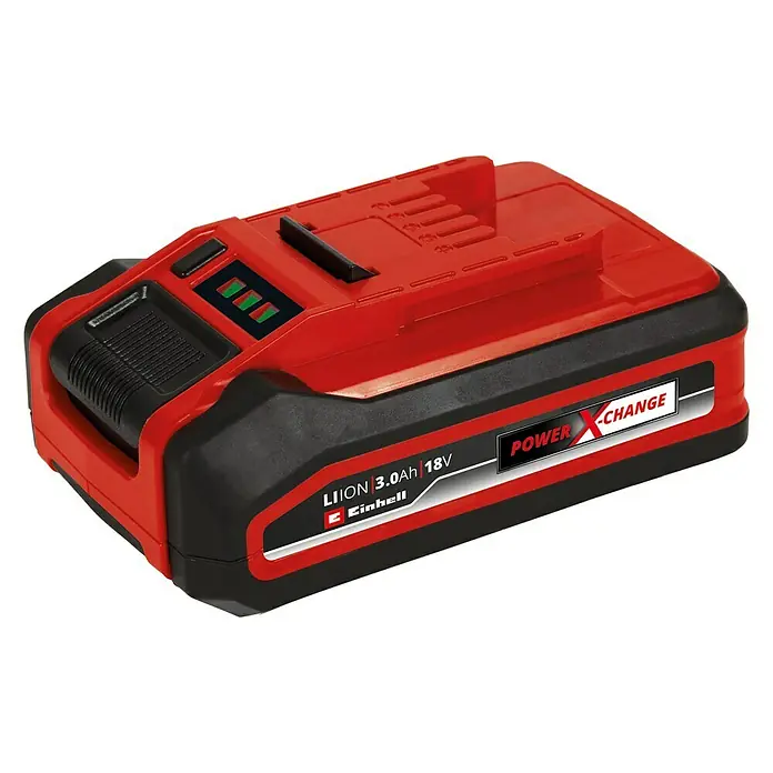 Einhell PXC 18V Batería - 18 V, 3 Ah - Batería Einhell Power X-Change con 3.0Ah y 18V, diseñada para herramientas que requieren máximo rendimiento.