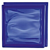 Bloque de vidrio Agua Blue Ultramar (Azul, 19 x 19 x 8 cm)