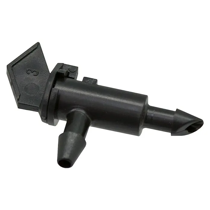Altadex Riego para vacaciones - Plástico - Controlador de riego negro con rueda de paletas para control de flujo para un riego eficiente del jardín.