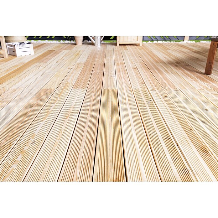 Terrassendiele (Douglasie, 200 x 12,5 x 2,5 cm)