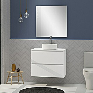 Conjunto de mueble de baño Harmony Top (80 cm, Blanco, 3 pzs.)