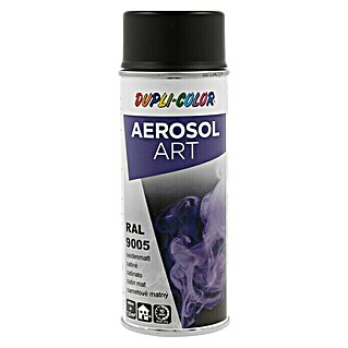 Dupli-Color Aerosol Art Sprühlack RAL 9005 (Tiefschwarz, 400 ml, Seidenmatt)