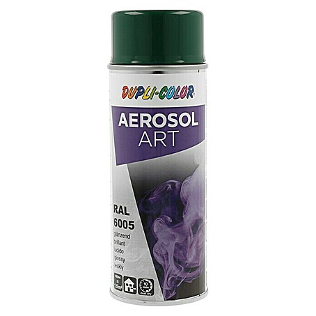Dupli-Color Aerosol Art Sprühlack RAL 6005 (Moosgrün, 400 ml, Glänzend)