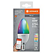 Ledvance Smart+ WiFi Smart-LED-Lampe Candle (E14, Dimmbar, RGBW, 470 lm, 5 W) | BAUHAUS
