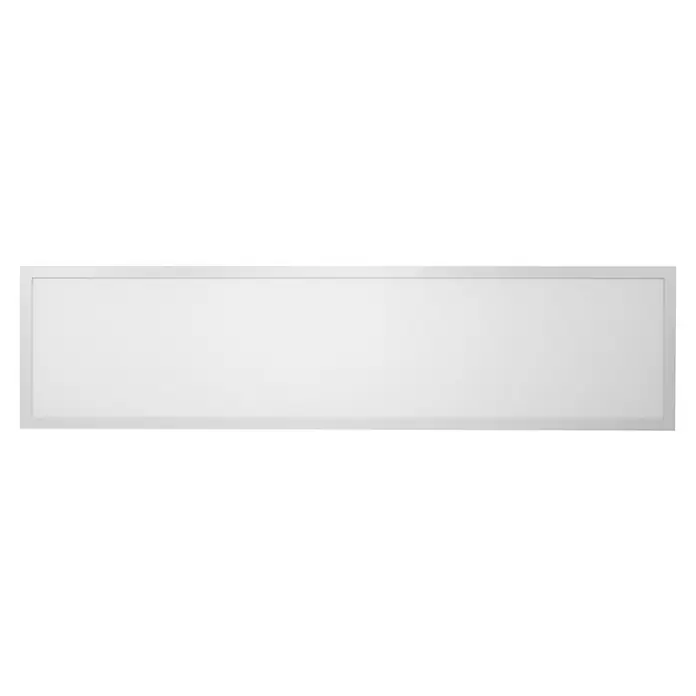 Ledvance Smart+ WiFi LED-Panel Planon Plus TW - 28 W, L x B x H: 100 x 25 x 5,6 cm, Silber - Ein flaches, rechteckiges LED-Panel mit einem schmalen weißen Rahmen, ideal für moderne Büros oder Wohnräume. Bietet eine helle und gleichmäßige Ausleuchtung.