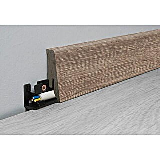 LOGOCLIC Aquaprotect Plint K58 Night Oak (260 cm x 18 mm x 58 mm, MDF/HDF)