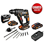 Worx PowerShare 20V Maschinenpaket (Worx PowerShare 20V Akku-Bohrhammer WX390.1 + 2 Ah Akku + Ladegerät, 12 -tlg.) | BAUHAUS