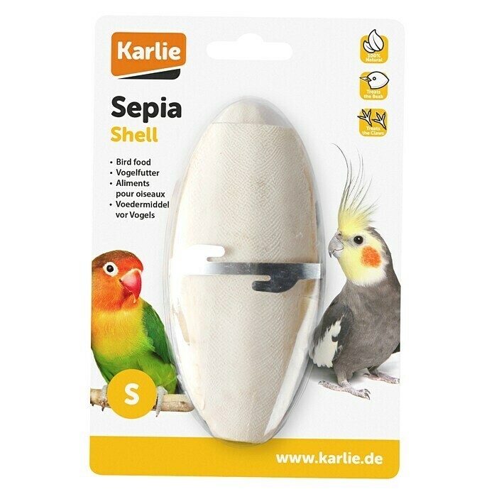 Karlie Sepiaschelp (Geschikt voor: Vogels, 2 stk.)