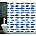 Diaqua Textil-Duschvorhang Scuby 