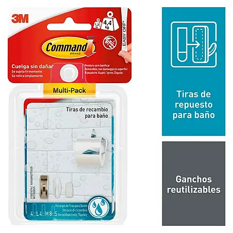 3M Command Cinta engomada W17200