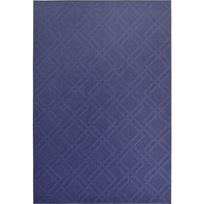 Alfombra Scala (Azul, 200 x 140 cm, 100% polipropileno)