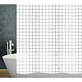 Diaqua Peva Duschvorhang Rocky (B x H: 180 x 200 cm, Weiß/Hellgrau)