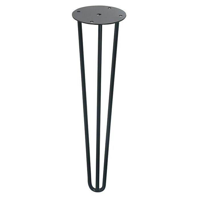 Rei Möbelfuß Hairpin (Ø x H: 10 x 40 cm, Stahl, Schwarz) | BAUHAUS