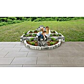 EHL Terrassenplatte Mesafino (Grau, 40 x 60 x 4 cm, Beton)