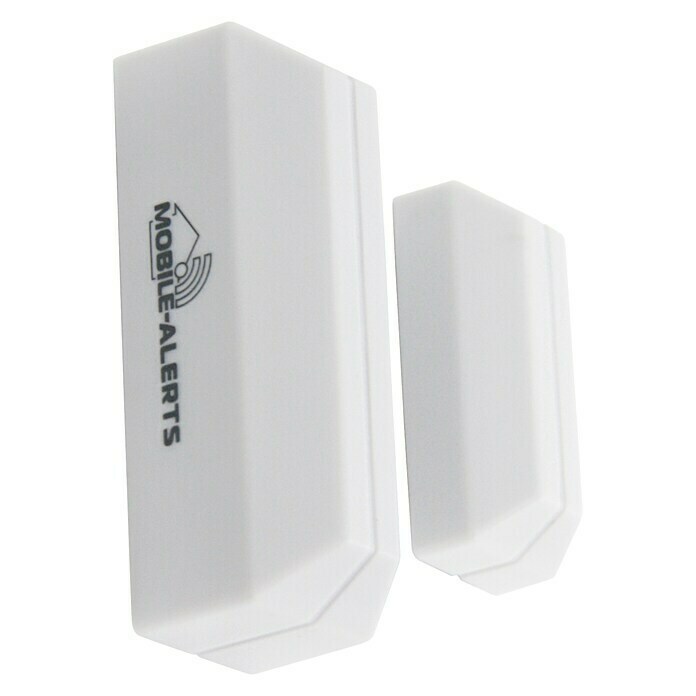 Mobile-Alerts Funk-Fensterkontakt MA10800-1 (Batteriebetrieben, Weiß, 1,9 x 1,8 x 5,3 cm)