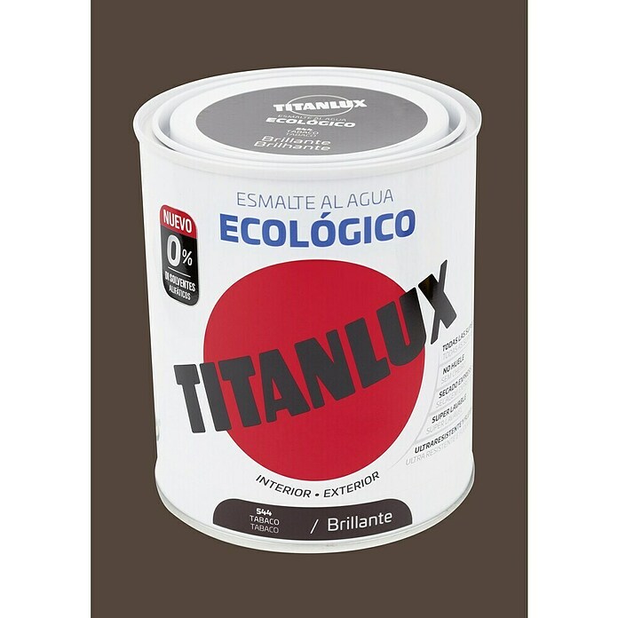 Titanlux Esmalte de color Eco (Tabaco, 250 ml, Brillante)