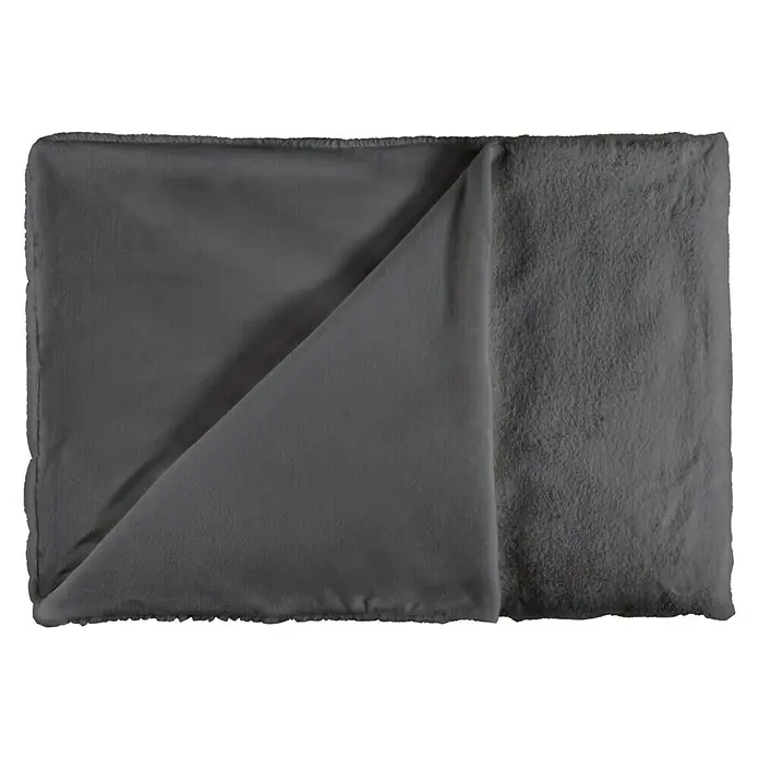 Decke HappyGraphit, 200 x 150 cm, 100 % Polyester