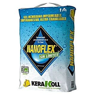 Kerakoll Membrana impermeable Nanoflex Sin Límites (20 kg, Trabajos de construcción)