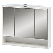 Schildmeyer Sailor LED-Spiegelschrank (B x H: 70 x 60,5 cm, Mit Beleuchtung, Spanplatte, Weiß)