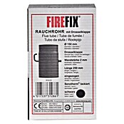 Firefix Ofenrohr (Ø x L: 150 x 250 mm, Mit Sperrer, Senotherm lackiert, Schwarz) | BAUHAUS