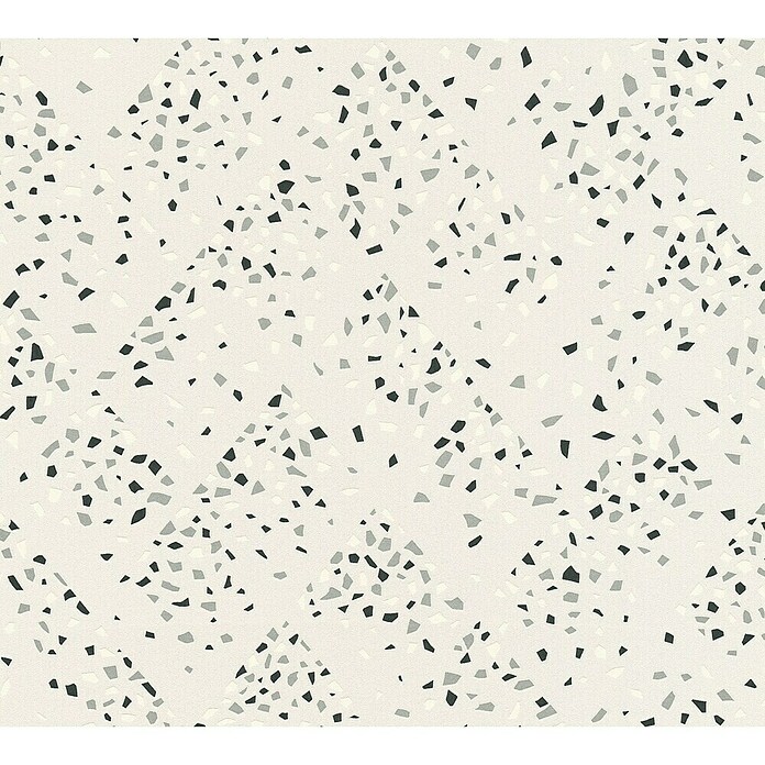 AS Creation New Walls Vliestapete (Weiß/Schwarz, Grafisch, 10,05 x 0,53 m)