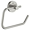 Grohe Essentials Toilettenpapierhalter (Ohne Deckel, Supersteel, Glänzend)