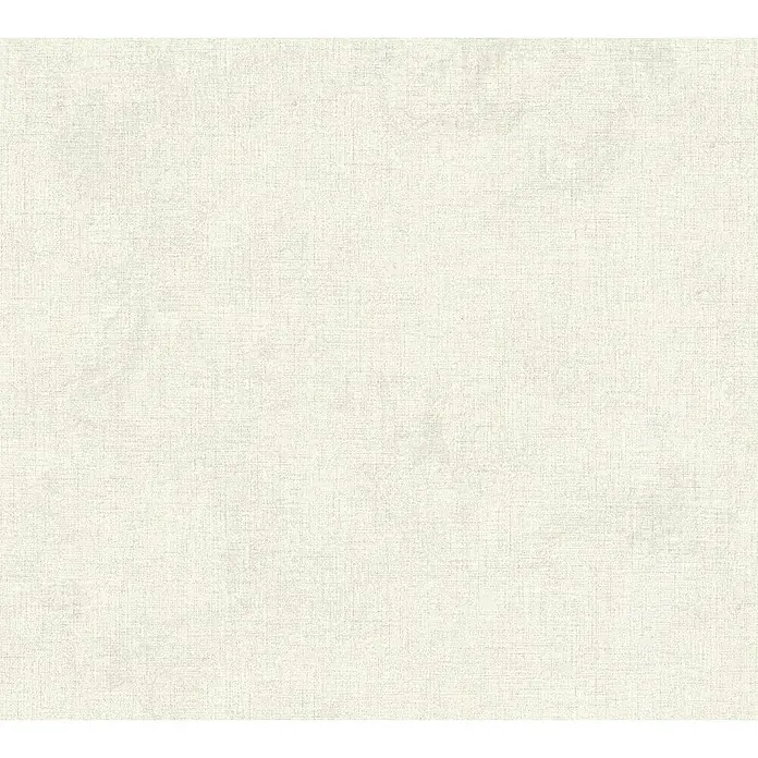 A.S. Création New Walls Vliestapete Textil - Creme, Uni, 10,05 x 0,53 m - Texturiertes, cremefarbenes Tapetenmuster mit subtilen Leineneffekten, ideal für eine elegante Wandgestaltung in jedem Raum.