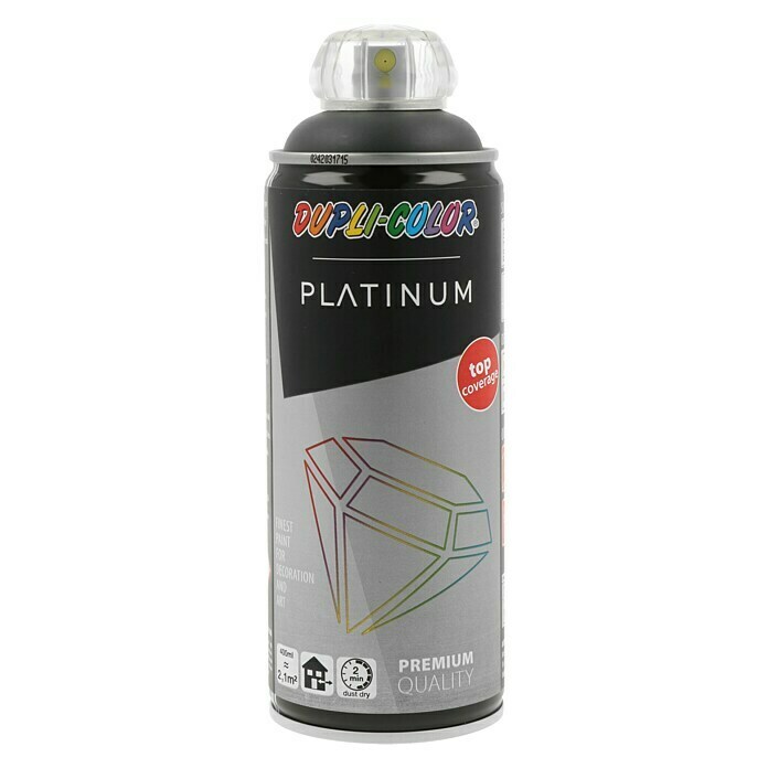 Dupli-Color Platinum Sprej s lakom u boji (Antracit siva, Mat poput svile)