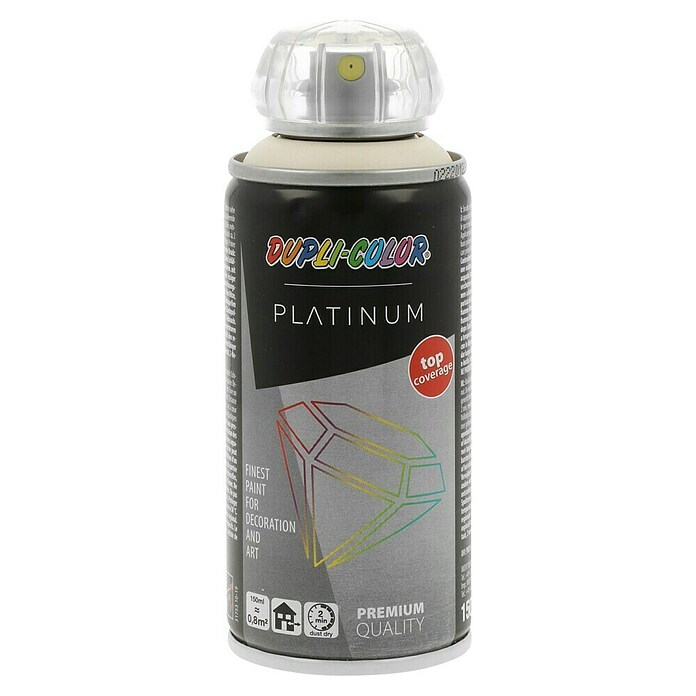 Dupli-Color Platinum Buntlack-Spray platinum RAL 1015 (Hellelfenbein, 150 ml, Seidenmatt)