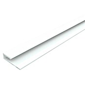 Palram Abschlussprofil (Weiß, Länge: 122 cm, PVC)