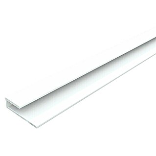 Palram - Innovera Décor Abschlussprofil (Weiß, Länge: 122 cm, PVC)