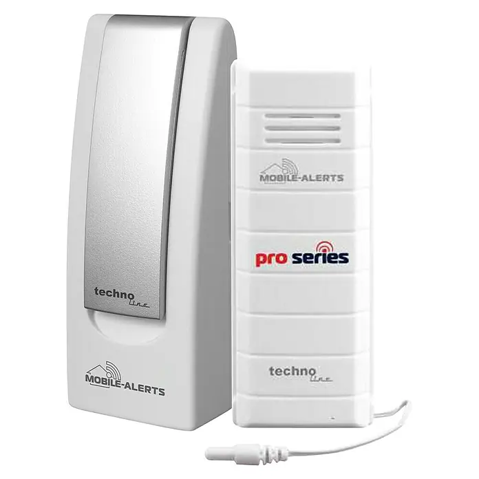 Mobile-Alerts Starter-Set MA10022 - 1 x Gateway, 1 x Temperatursensor mit Kabelsonde, 1 x Netzteil - Wetterstation mit Temperatur- und Feuchtigkeitssensor von Techno Line für präzise Messungen und komfortable Überwachung.