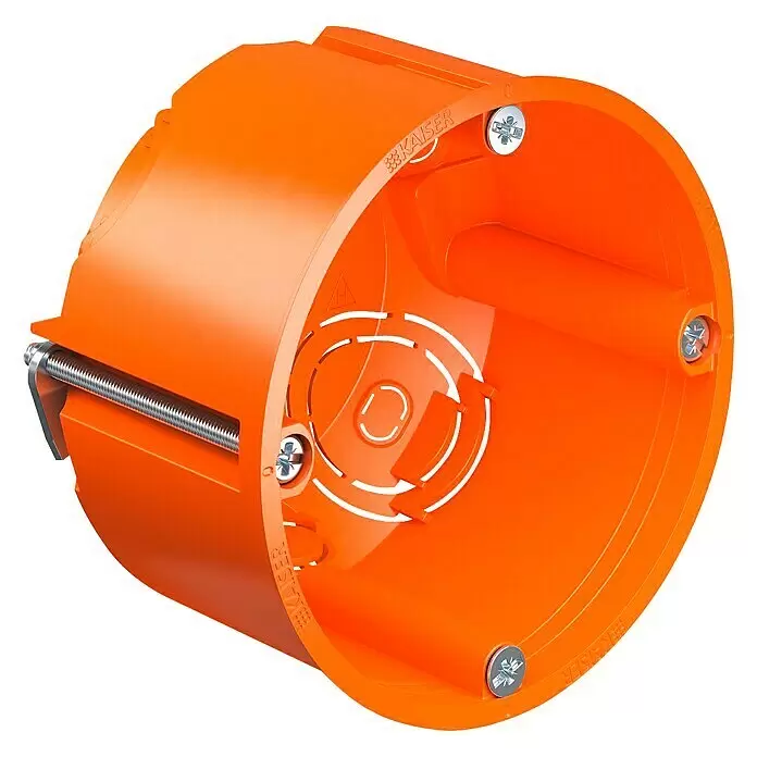 Kaiser Hohlwanddose 9064-02 - 68 x 62 mm, Hohlwand, Orange, 1 Stk.