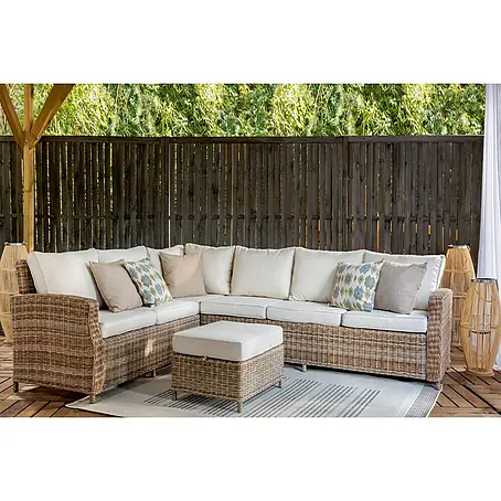 Sofá de conjunto esquinero + Taburete reposapiés Gotland