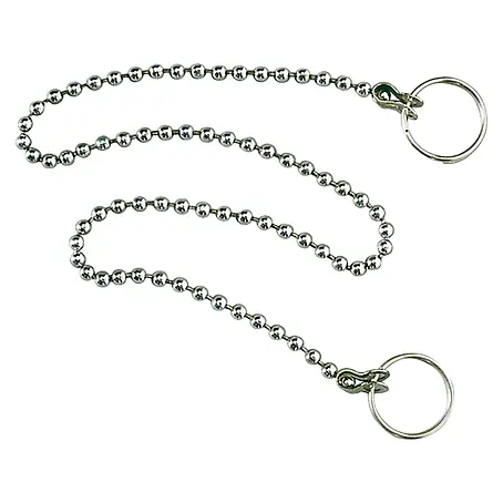 Cadena para tapón de válvula
