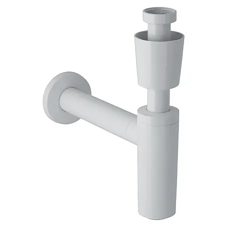 Kirchhoff Ensemble Excentrique Lavabo Avec Trop-Plein - Soupape Écoulement Chromé 1 1/4", Installation Facile